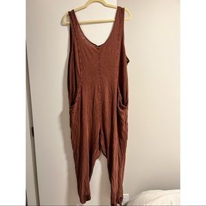 Sunburnt Orange Jumper with Pockets